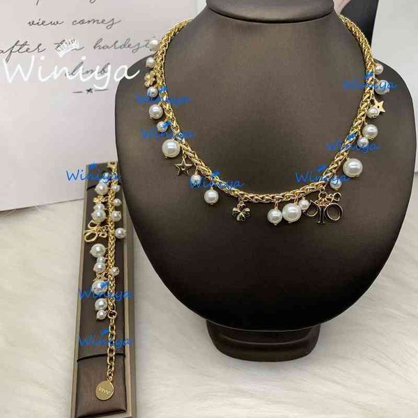 factory outlet necklace new letter star pearl bracelet neck chain feminine temperament versatile jewelry, Silver
factory outlet necklace new letter star pearl bracelet neck chain feminine temperament versatile jewelry, Silver