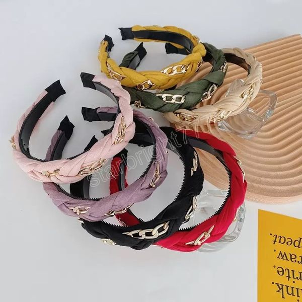 fashion women hairband cross knot braid headband nonslip teeth turban alloy chain suede headwear hair accessories, Slivery;white
fashion women hairband cross knot braid headband nonslip teeth turban alloy chain suede headwear hair accessories, Slivery;white