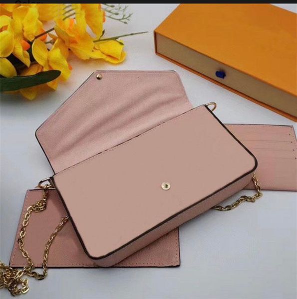 61276 with box felicie women crossbody purse messenger bags water pattern handbags designers shoulder bag 3 pcs/set 
61276 with box felicie women crossbody purse messenger bags water pattern handbags designers shoulder bag 3 pcs/set