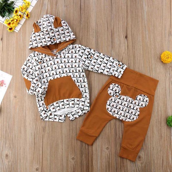 newborn baby boys autumn clothes set cartoon animal print long sleeve pocket pullover sweatshirt hoodie pant infant outfit 0-24m, White
newborn baby boys autumn clothes set cartoon animal print long sleeve pocket pullover sweatshirt hoodie pant infant outfit 0-24m, White