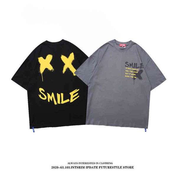 gaojiechao brand letter graffiti printed short t-shirt men's trend hip hop lovers loose half sleeve t-shirt, White;black
gaojiechao brand letter graffiti printed short t-shirt men's trend hip hop lovers loose half sleeve t-shirt, White;black
