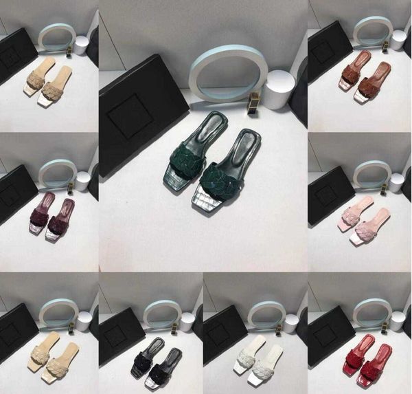 designer classic flat bottom slippers women's leather weave simple sandal summer leisure comfortable sandals luxury outdoor beach shoes, Black
designer classic flat bottom slippers women's leather weave simple sandal summer leisure comfortable sandals luxury outdoor beach shoes, Black