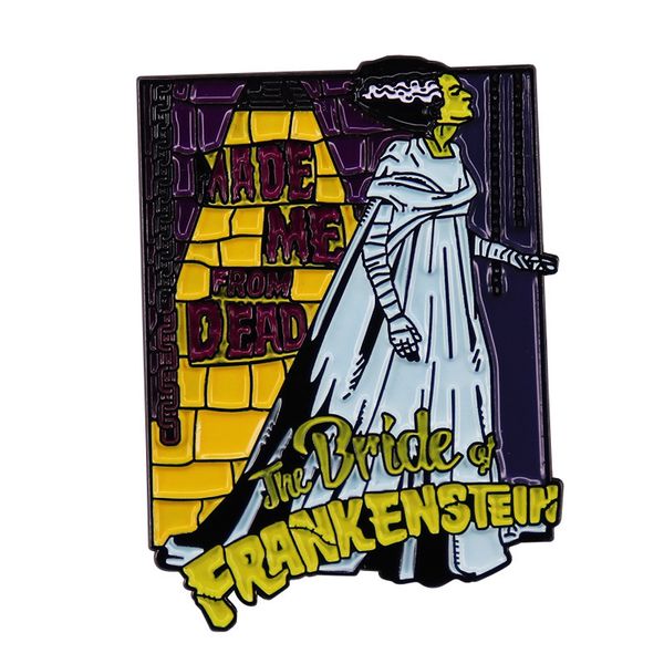 halloween horror bride of frankenstein enamel pins brooch for clothes lapel pins cool badges on backpack accessories, Blue
halloween horror bride of frankenstein enamel pins brooch for clothes lapel pins cool badges on backpack accessories, Blue