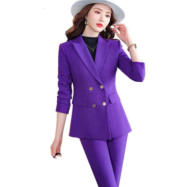 women's two piece pants fashion pant suit women black purple gray office ladies business formal work wear double breasted blazer and tr, White
women's two piece pants fashion pant suit women black purple gray office ladies business formal work wear double breasted blazer and tr, White