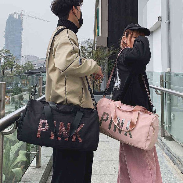dry wet separation fitness bag women's large capacity one shoulder portable travel bright film pink sports shoe luggage
dry wet separation fitness bag women's large capacity one shoulder portable travel bright film pink sports shoe luggage