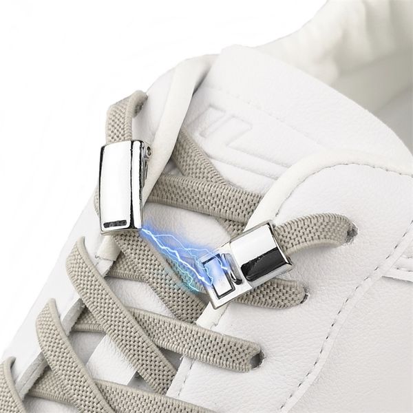 1pair magnetic shoelaces sneakers elastic shoelace metal lock lazy laces for kids and fits all shoe 220713, White;pink
1pair magnetic shoelaces sneakers elastic shoelace metal lock lazy laces for kids and fits all shoe 220713, White;pink