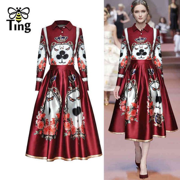 runway vintage playing cards floral red knee length a line dress women lapel collar retro casual street dresses vestidos 210513, Black;gray
runway vintage playing cards floral red knee length a line dress women lapel collar retro casual street dresses vestidos 210513, Black;gray