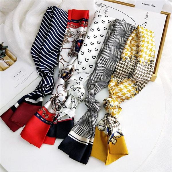 2020 new summer fashion houndstooth plaid printed satin neck scarf shawl ladies silk bag handle scarfs neckerchiefs for women280q, Blue;gray
2020 new summer fashion houndstooth plaid printed satin neck scarf shawl ladies silk bag handle scarfs neckerchiefs for women280q, Blue;gray