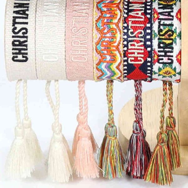 fashion classic brand bracelets chains jewelry bangles handmade embroidered link woven tassel adjustable women men lover gift chain bangle f, Black
fashion classic brand bracelets chains jewelry bangles handmade embroidered link woven tassel adjustable women men lover gift chain bangle f, Black