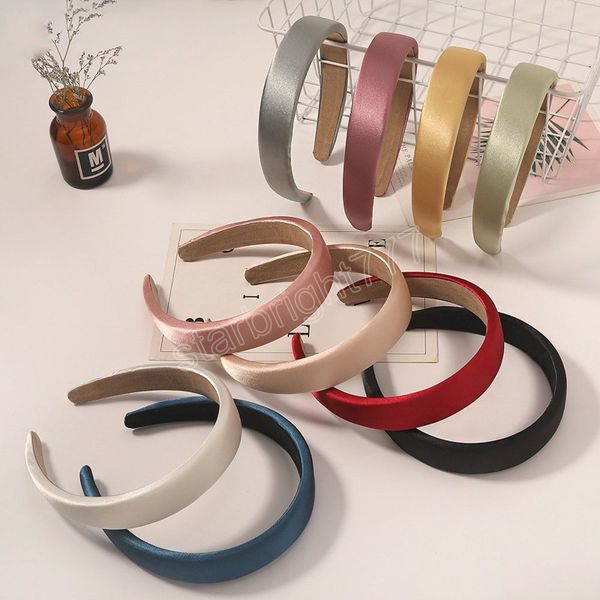 fashion women thick sponge velvet headband ladies hair hoop diy satin covered soft hairband hair accessories, Slivery;white
fashion women thick sponge velvet headband ladies hair hoop diy satin covered soft hairband hair accessories, Slivery;white