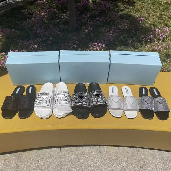 new style satin sandals with crystals with women muller slippers flat diamond sandal rubber sole casual fashion party woman sizes 35-42, Black
new style satin sandals with crystals with women muller slippers flat diamond sandal rubber sole casual fashion party woman sizes 35-42, Black