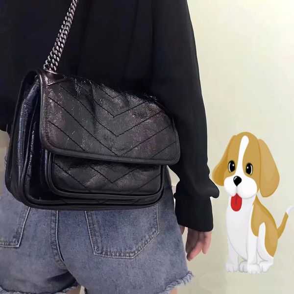 work outdoor casual shoulder bag neutral wrinkled vintage leather cross body chain messenger bag black and white magnetic snap buckle large
work outdoor casual shoulder bag neutral wrinkled vintage leather cross body chain messenger bag black and white magnetic snap buckle large
