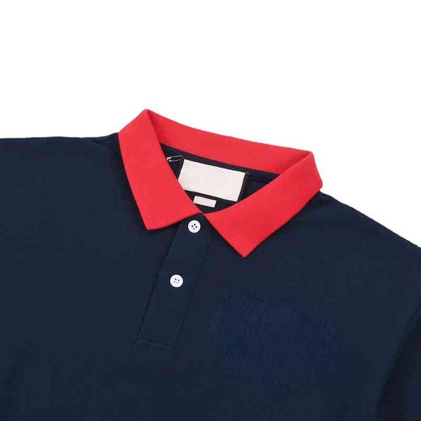 2022 summer new embroidery letter pattern loose short sleeve polo, White;black
2022 summer new embroidery letter pattern loose short sleeve polo, White;black