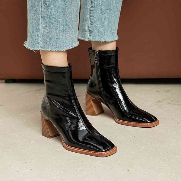 boots autumn and winter fashion leisure thick heel square head short tube boots side zipper simple korean style women 2bnm, Black
boots autumn and winter fashion leisure thick heel square head short tube boots side zipper simple korean style women 2bnm, Black