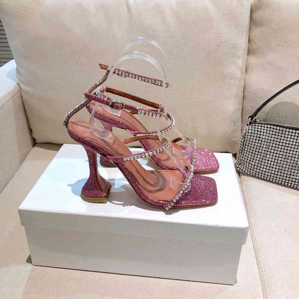 sandals gilda pink glitter 100mm crystal-encrusted strap spool heels sky-high heel for women summer luxury designers shoes party 3x7b, Black
sandals gilda pink glitter 100mm crystal-encrusted strap spool heels sky-high heel for women summer luxury designers shoes party 3x7b, Black