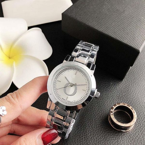 fashion brand watches for women girls crystal style steel metal band quartz wrist watch p78229y, Slivery;brown
fashion brand watches for women girls crystal style steel metal band quartz wrist watch p78229y, Slivery;brown