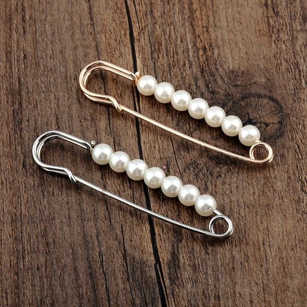 european and american jewelry pearl brooch big pin silk scarf buckle clothing boutonniere, Gray
european and american jewelry pearl brooch big pin silk scarf buckle clothing boutonniere, Gray
