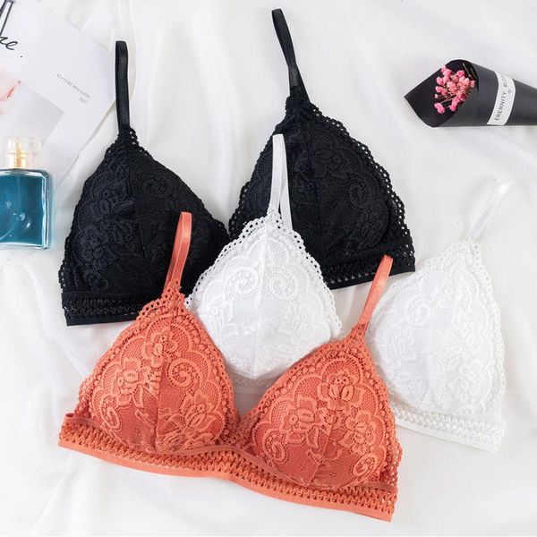 french seamless deep v lace bra ladies wireless push up thin soft underwear comfortable sexy, Red;black
french seamless deep v lace bra ladies wireless push up thin soft underwear comfortable sexy, Red;black