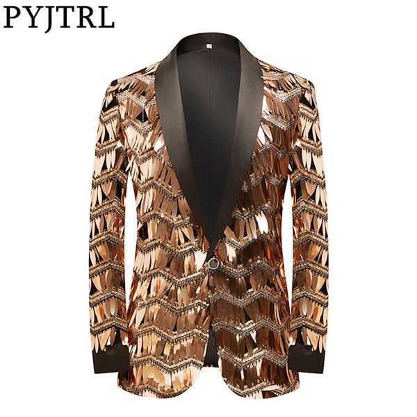 wholesale men's high-end champagne gold striped tassel sequin suit jacket banquet dress, Black
wholesale men's high-end champagne gold striped tassel sequin suit jacket banquet dress, Black