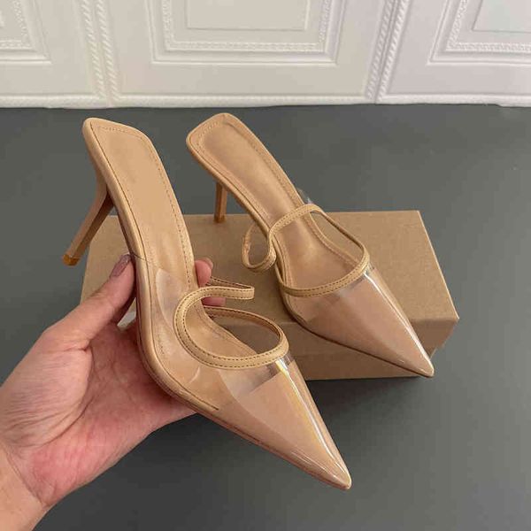 pointed toe mules 8cm high heels sandals women summer nude clear leather pvc pumps shoes ladies h2204229481952, Black
pointed toe mules 8cm high heels sandals women summer nude clear leather pvc pumps shoes ladies h2204229481952, Black
