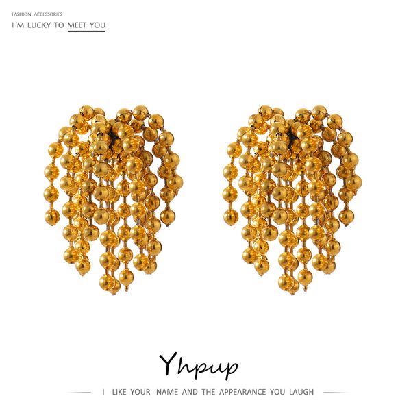 yhpup statement tassel bead fireworks stud earrings gold stainless steel waterproof fashion jewelry 18 k metal women 220718, Golden
yhpup statement tassel bead fireworks stud earrings gold stainless steel waterproof fashion jewelry 18 k metal women 220718, Golden