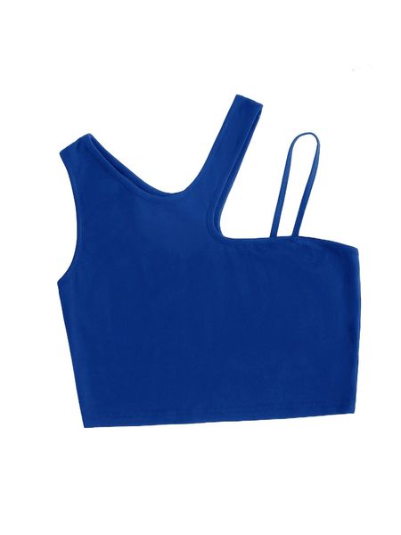asymmetrical neck crop i6ub#, White