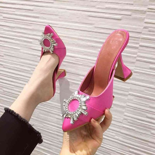 slippers women's size 41 slippers high heels crystal summer shoes women's pointed mules, Black
slippers women's size 41 slippers high heels crystal summer shoes women's pointed mules, Black