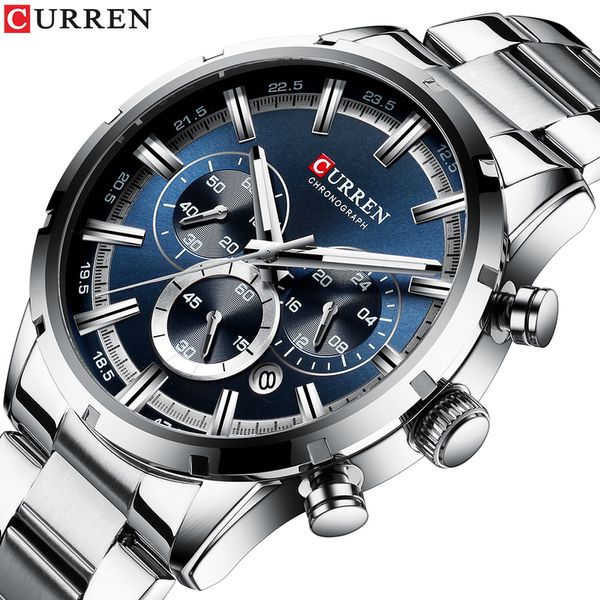 relogio masculino curren fashion mens watches brand luxury wrist quartz clock men waterproof chronograph 220329, Slivery;brown
relogio masculino curren fashion mens watches brand luxury wrist quartz clock men waterproof chronograph 220329, Slivery;brown