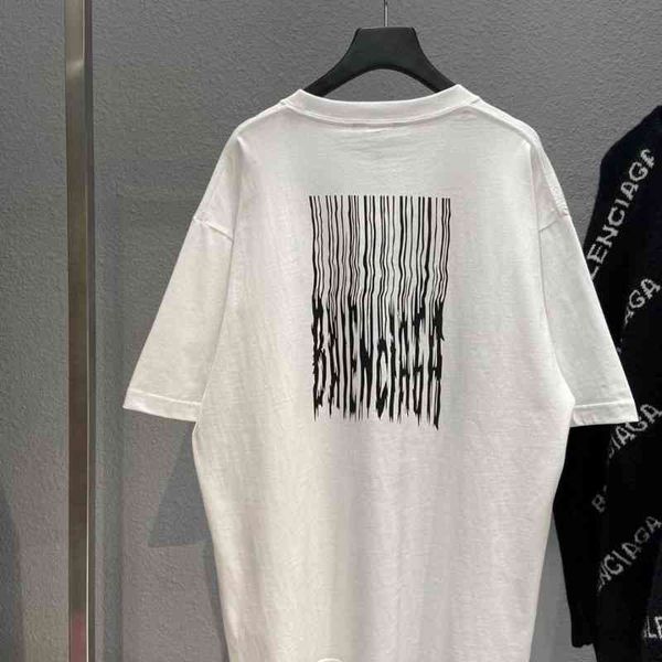 2022 designer bal t shirt the most stable version 2022 paris b summer bar code stripe pullover short sleeve loose white t-shirt men's a, White;black
2022 designer bal t shirt the most stable version 2022 paris b summer bar code stripe pullover short sleeve loose white t-shirt men's a, White;black