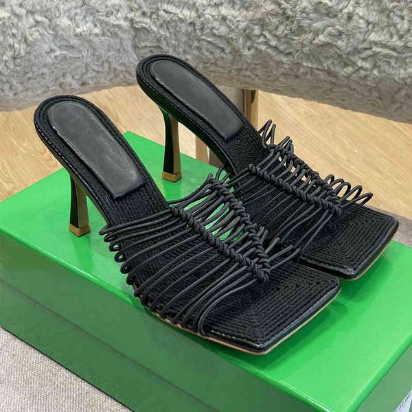 dress shoes woman shoes size35-41 genuine leather mules high heeled slippers weave designer open finger summer pumps, Black
dress shoes woman shoes size35-41 genuine leather mules high heeled slippers weave designer open finger summer pumps, Black
