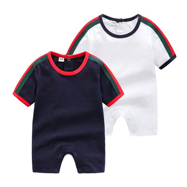 summer newborn kids rompers baby boys round collar stripe short sleeve jumpsuits infant kid soft cotton diaper clothes fit 0-24m f344k, Blue
summer newborn kids rompers baby boys round collar stripe short sleeve jumpsuits infant kid soft cotton diaper clothes fit 0-24m f344k, Blue