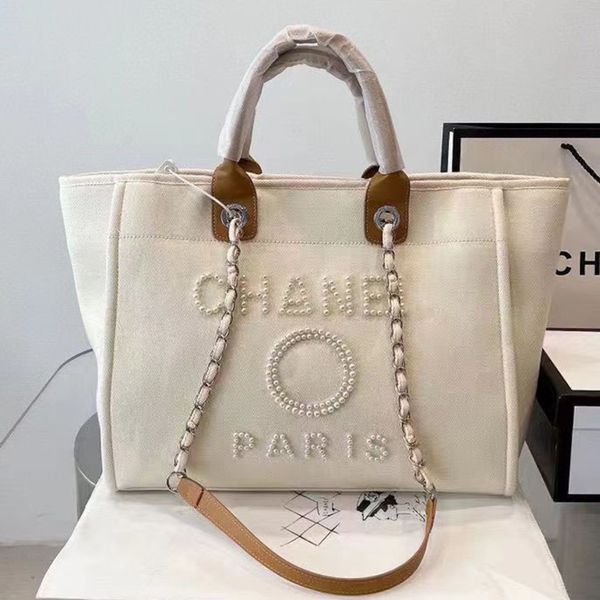 classic luxury brand ch beach bags canvas pearl evening bag designer portable shopping large capacity handbag women handbags label backpack
classic luxury brand ch beach bags canvas pearl evening bag designer portable shopping large capacity handbag women handbags label backpack