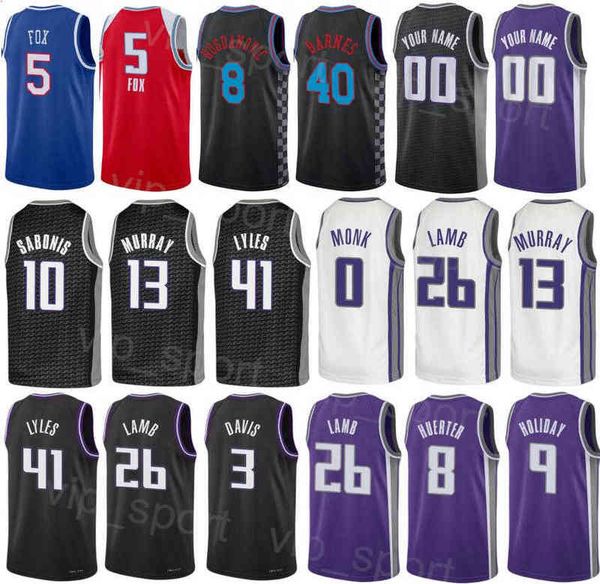 printed man youth basketball city earned trey lyles jersey 41 terence davis 3 justin holiday 9 jeremy lamb 26 malik monk 0 kevin huerter 8 d, Black
printed man youth basketball city earned trey lyles jersey 41 terence davis 3 justin holiday 9 jeremy lamb 26 malik monk 0 kevin huerter 8 d, Black