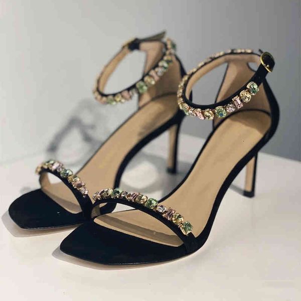 sandals women's shoes natural child suede high heel sandals crystal pumps wedding designer buckle strap open-toes, Black
sandals women's shoes natural child suede high heel sandals crystal pumps wedding designer buckle strap open-toes, Black