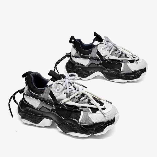 dress shoes spring and autumn daddy shoes women's genuine leather sports fashion winter casual, Black
dress shoes spring and autumn daddy shoes women's genuine leather sports fashion winter casual, Black
