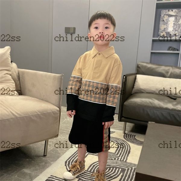 long sleeve baby t-shirt summer kids clothing sets high-end polo t shirts cotton long-sleeved t-shirts half shorts checkered pattern design, White
long sleeve baby t-shirt summer kids clothing sets high-end polo t shirts cotton long-sleeved t-shirts half shorts checkered pattern design, White