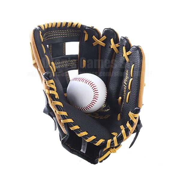 genuine leather baseball glove 1 ball baseball set mitten baseball mitt 220812, Black
genuine leather baseball glove 1 ball baseball set mitten baseball mitt 220812, Black