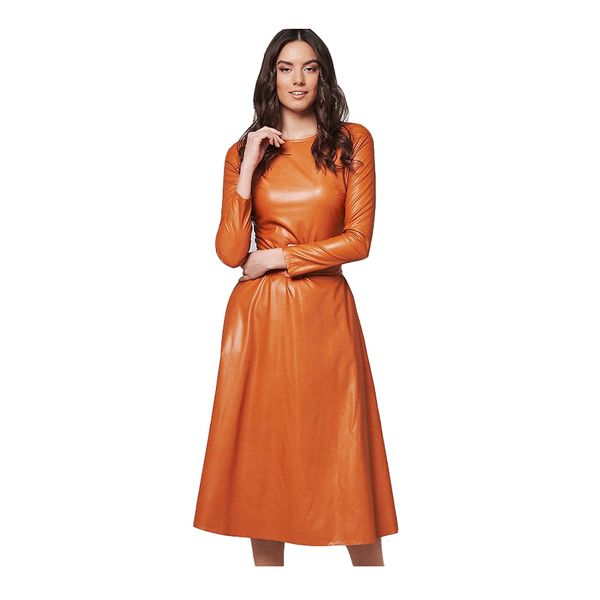casual dresses faux leather for women autumn winter o neck long sleeve midi dress with slim waist belt a line style solid color clothes, Black;gray
casual dresses faux leather for women autumn winter o neck long sleeve midi dress with slim waist belt a line style solid color clothes, Black;gray