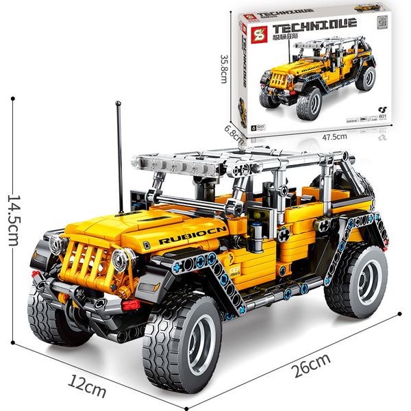 the off-road jeep resilience force compatible with le go boy and children's puzzle jigsaw building blocks model toys
the off-road jeep resilience force compatible with le go boy and children's puzzle jigsaw building blocks model toys