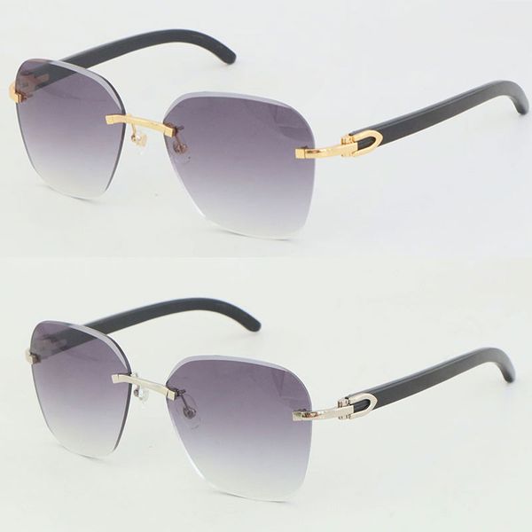 new designer metal rimless original black buffalo horn sunglasses diamond cut lens fashion with c decoration sun glasses 18k gold male and f, White;black
new designer metal rimless original black buffalo horn sunglasses diamond cut lens fashion with c decoration sun glasses 18k gold male and f, White;black