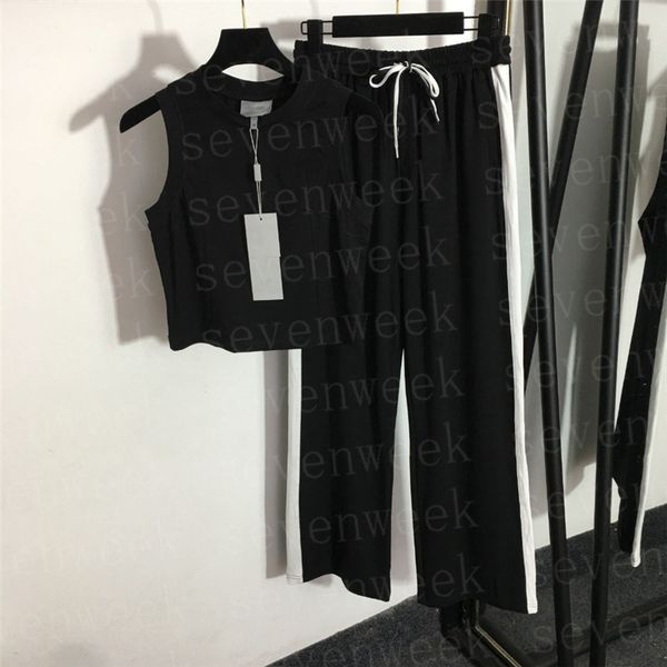 fashion vest loose pants womens tracksuits sleeveless t shirts casual ladies drawstring trousers, Gray
fashion vest loose pants womens tracksuits sleeveless t shirts casual ladies drawstring trousers, Gray