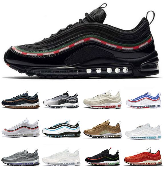 new 97s undefeated 97 og mens womens running shoes triple black metallic gold sliver bullet mschf lil nas satan luke inri jesus designer spr
new 97s undefeated 97 og mens womens running shoes triple black metallic gold sliver bullet mschf lil nas satan luke inri jesus designer spr