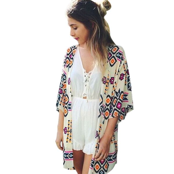 women's swimwear 2022 summer women floral kimono swim cover-ups female beach boho cardigan bathing bikini cover up outfits covers, White;black
women's swimwear 2022 summer women floral kimono swim cover-ups female beach boho cardigan bathing bikini cover up outfits covers, White;black