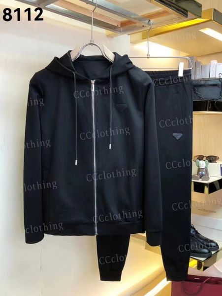 2022 spring autumn men tracksuit casual set black white male joggers hooded sportswear jackets pants 2 piece sets brand running sports suit, Gray
2022 spring autumn men tracksuit casual set black white male joggers hooded sportswear jackets pants 2 piece sets brand running sports suit, Gray