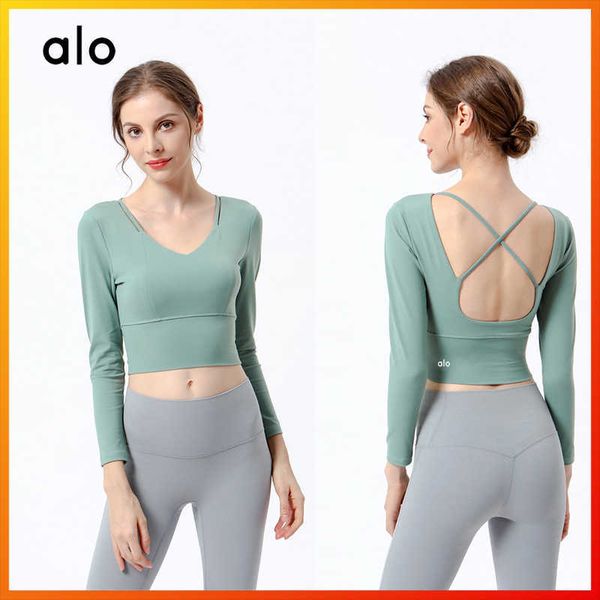 alo yoga women's halter three-color crop fashion casual fitness shaping aerobic exercise gym long sleeve 2073, White;red
alo yoga women's halter three-color crop fashion casual fitness shaping aerobic exercise gym long sleeve 2073, White;red