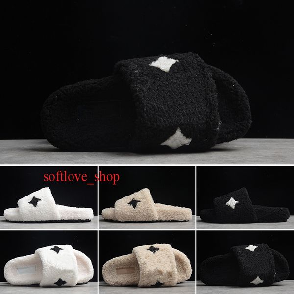 women slides shoes winter soft fur warm fluffy crossover black white begin letters wool with box shoes bag sandals sneakers, White;red
women slides shoes winter soft fur warm fluffy crossover black white begin letters wool with box shoes bag sandals sneakers, White;red