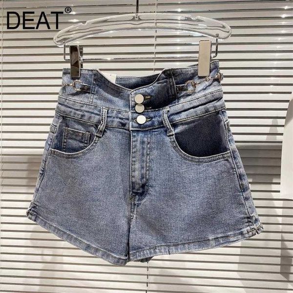 deat spring summer arrivals metal buttons belt high waist denim shorts women temperament fashion streetwear ml304 210709, White;black
deat spring summer arrivals metal buttons belt high waist denim shorts women temperament fashion streetwear ml304 210709, White;black