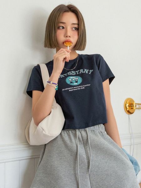 dazy slogan graphic crop tee z8nh#, White
dazy slogan graphic crop tee z8nh#, White