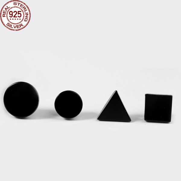 popular s925 silver black earrings charm square triangle round goddess male god tide agate single for women girls fashion accessories, Golden
popular s925 silver black earrings charm square triangle round goddess male god tide agate single for women girls fashion accessories, Golden