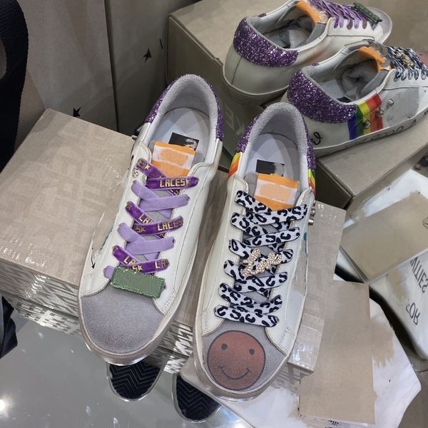 luxury designer shoes early autumn new products retro leather golden tail rainbow graffiti smiley mandarin duck couple casual small dirty sh, Black
luxury designer shoes early autumn new products retro leather golden tail rainbow graffiti smiley mandarin duck couple casual small dirty sh, Black